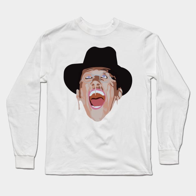 Raiders face melt Long Sleeve T-Shirt by FutureSpaceDesigns